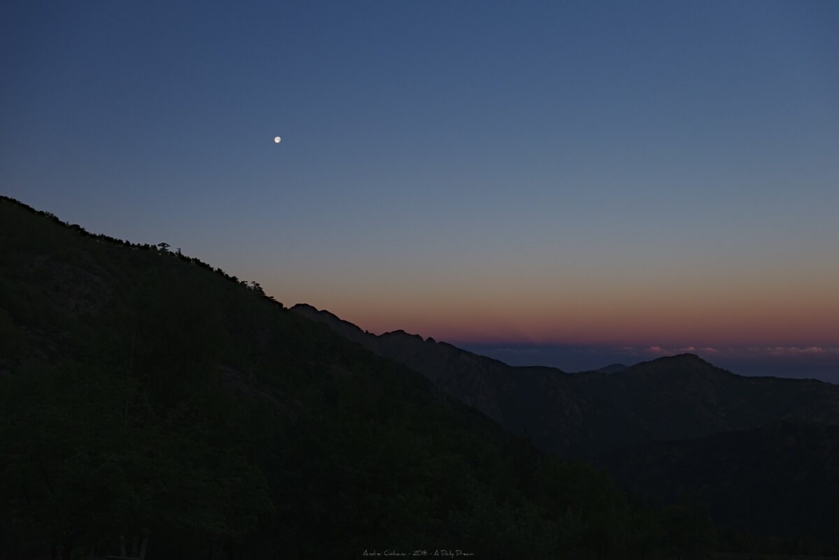 photo photographe adailydream gr20 randonnee france montagne paysage sport lune