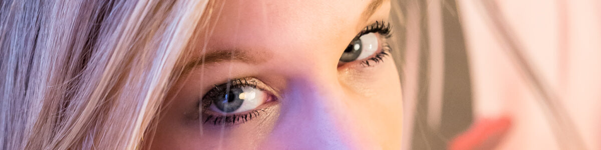 Photo des yeux de Sophie pour le projet "Regards".