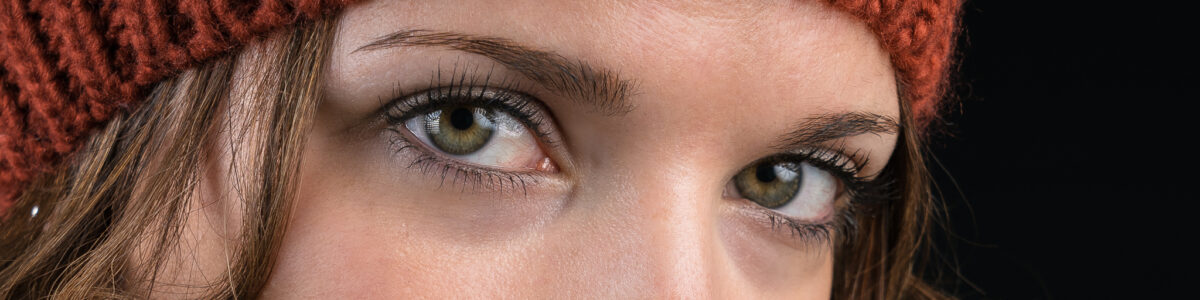 Photo des yeux de Laetitia pour le projet "Regards".