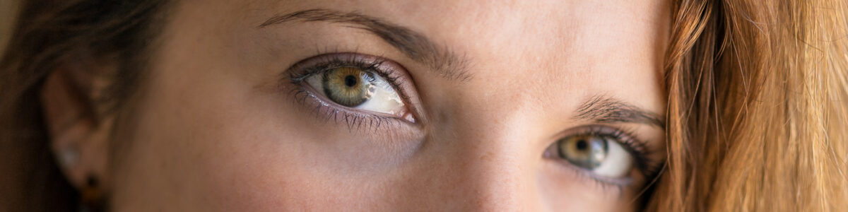 Photo des yeux de Laetitia pour le projet "Regards".