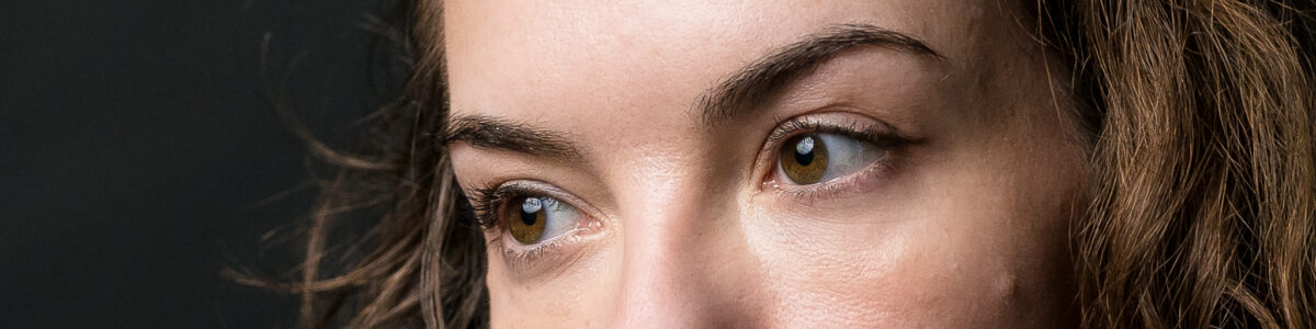 Photo des yeux de Carole pour le projet "Regards".